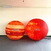 Lighting Solar System Inflatable Planets Mercury Venus Earth Mars Jupiter Saturn Uranus And Neptune Balloon For Party Decoration