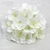 50 stks Kunstmatige Hydrangea Hoofd Zijde Bloemhoofden Bruiloft Pad Bloemen Bal Home Hotel Decor DIY Flower Wall Accessories KB05 201222