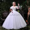 Cinderella Off The Shoulder Prom Dresses Elegant Ball Gown Puffy Sweet 16 Dress 2020 Evening Dress Beaded Princess Pageant Party Dress Wear