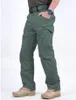 IX9 City Tactical Cargo Pants Men Combat Swat Army Military Pants Cotton Pockets Stretch Paintball Militar Casual Trousers 20113030