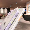 Étuis de téléphone à paillettes époxy Gradient Clear Portector pour iPhone 13 13pro 12 12pro max 11 11pro XR Samsung Galaxy S22 Ultra S21 FE A12 A13 A32 A42 A52 A72 5G 2022