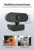 HD 1080P Webcam Mini-Computer-PC-Webkamera mit Mikrofon, drehbare Kameras für Live-Übertragung, Videoanrufe, Konferenzarbeit260j