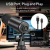 USB Microphone, Condenser Microphone Recording for Computer PC Mac Windows, Mic for Gaming, Plug&Play Computer Microphone forYouTube