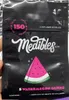 black medibles mylar packaging bag 150mg gummy bags child resistant zipper smell proof resealable sour cali packs