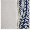 Marrocos redondo tapete sala de estar quarto boho estilo tassel tapete de algodão linho sofá almofada de oração tapetes mão tecida tapetes y200416