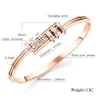 TRENDY Jolie diamant géométrique Bracelet Bracelet Fashion Designer 316L Bracelets en acier inoxydable bijoux pour filles Gift Rose 269E