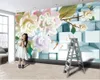 Romantic Floral 3d Wallpaper Beautiful Flowers 3D Wallpaper 3d Flower Wall Paper for Living Room Custom Photo