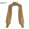 ZÉVITY NOUVELLES FEMMES COLLIENNECK COLLER À LA MANCHE À Manches longues Pull à tricoter FEMME CHIC DES DESIGN CASSAL PULLOVERS HIGH STREET DOMAINES TOPS S434