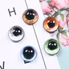 Poupée simulation globe oculaire hémisphère oeil d'animal bijoux à bricoler soi-même accessoires temps gemme verre patch anneau visage