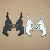 Para metalowego 3D Koń -Linka Bokowe drzwi Fender Can Odznaka naklejka Auto Emblem dla Mustanga7696451