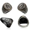 オリジナルデザイン象眼細工なしVirgin Mary Thai Silver Open Ring Punk Hiphop Charm Chaoren Silver Jewelry4354341