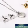 MK001 Set di gioielli con orecchini pendenti con collana di miele e cuore d'amore per le donne, moda regalo