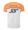 F1 포뮬러 원 레이싱 슈트 짧은팔 티셔츠 팀 정장 2021 캐주얼 둥근 목 티 플러스 크기