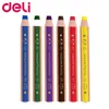 Deli 6 / 12pcs couleur tige épaisse étudiant dessin ensemble de crayons papeterie enfants crayon crayons école fournitures d'art de bureau Y200709