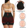 Femmes Rembourré Shapewear Hip Enhancer Shorts Taille Haute Body Shaper Culotte Pad Butt Lifter Booty Trainer Contrôle 220311