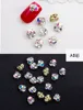 NAR011 11 Styles Strass Diamant Coloré Nail Strass nail art décorations Verre Gemmes ongles Shinning Accessoires