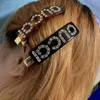 High quality Classic Crystal GLetters designer Women Hair Clips For Girl Barrettes Fashion Accessories Jewelry