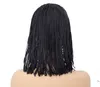 Boîte noire perruques tressées cheveux synthétiques Bobo perruque haute température fibre perruques de cheveux humains Pelucas B102821796942381809