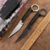 Survival CSGO Karambbit 440c Blade fixe Straight Knife G10 Gandage Tactical Practical EDC Outdoor Camping Defense Hunting Tool