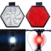 Portable Mountain Bike USB Multi -kleuren LED Oplaadbare waterdichte waterdichte achterlichten Outdoor Night Riding Safety Warning Light1
