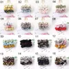 3 unids/set 37 Estilos Scrunchie Hairbands Hair Tie girls para accesorios para el cabello Satin Scrunchies Stretch Ponytail Holders Regalo hecho a mano M3141