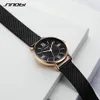 Sinobi New Arrivic Classic Women Watches Black/Golden Luxury Simple Stainless Bracelet Watch Ladies Wristwatch Reloj Mujer T200420