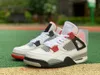 Air Jordan 4 retro jordans  Nike Neue 4 4S Basketballschuhe Männer Frauen Neue Creme Segel Die weiße Zementzemente Gericht Lila Union La Guava Eis Rasta Was die Sportschuhe F56