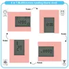 Elektronischer Schreibtischwecker, Kalender mit Countdown-Timer und Thermometer für Heimbürouhr, Batterieuhr LJ201204