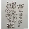 316l aço inoxidável umbigo língua lábio unhas nariz parafusos mamilo orelha sobrancelha anéis studs multiuso corpo piercing jóias misturadas 341e