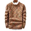 Drop Brand Sweter Menbrand Fashion Pullover Mężczyzna Stripe Strip Slim Fit Knitting Sweters Man 201221