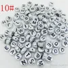 500 stks 7mm acryl gemengd alfabet brief munt ronde platte losse spacer kralen voor sieraden maken armband ketting DIY accessoires