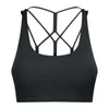 Intensive Training Fitness Sport Bra Tankar Camis Cross Back Shocksäker Övre stöd Päls Skin Vänliga Toppar Kvinnor Underkläder