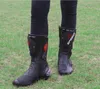 Motorradschuhschuhe professionell Motorrad Stiefel Motocross Racing Mikrofaser Lederstiefel Herren -Motorrad -Drop -Widerstands -Stiefelzubehör für Männer