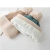 2020 여성을위한 털이 니트 모자 롤백 커프 비니 가을 겨울 따뜻한 보닛 패션 두꺼운 봉제 양모 모자 레이디 믹스 컬러