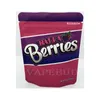 Pressyre Gas House Balla Berries 3.5g 명확한 Mylar Sealable 가방 농담 위로 배낭 보이즈 러닝 냄새 증거 사용자 정의 지 플락 백 포장 420