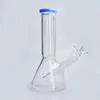 DHL!!! Beracky 8 pouces tuyaux d'eau en verre narguilés avec bol diffuseur de tige en bas coloré bécher coloré Bongs Dab plates-formes pour fumer