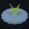 cute butterfly silicone cup cover lids leakproof coffee tea suction lid cap airtight seal cup covers kitchen tools