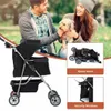 4 Wheels Pet Stroller Cat Dog Cage Stroller Travel Folding Carrier 5 Color 04T3529961