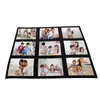 Sublimation 9-Panel-Decke 15-Panel-Decke mit Quaste in weißer Farbe. Leicht personalisierbares Gedenkgeschenk, Valentinstagsgeschenk