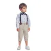 Frühling Kleidung Set Für Baby Jungen Mit Schleife Gentleman Sommer Anzug Mit Bögen Kleinkind Kind Body Sets Säuglings Kleidung