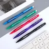 Ballpoint stylos 1pc japon zébra latérale crayon mécanique 0,5 mm 5 couleurs simples crayons avec gomme pour les fournitures scolaires d'écriture des élèves1