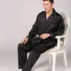 الخريف رجل اللطخة الحرير بيجامة مجموعة منامة الرجال النوم الحديثة نمط الحرير ثوب النوم الرئيسية الذكور الساتان لينة مريحة للنوم 20211