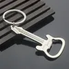 Zinklegering gitaar bierflesopener sleutelhanger sleutelhanger sleutelhanger sleutelhond bruiloft geschenken