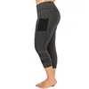 Stroje jogi Wysoka talia Kobiety Tight Stretch Trening Downing Spodnie Pure Color Bar Sportswear Gym Legginsy Plus Size