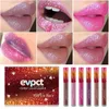 Lip Gloss EVPCT Womens Glitter Flip Metallic Matte Rossetto liquido Sexy Red Waterproof Long lasting Candy Shiny Makeup