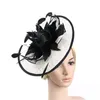 Vintage vrouwen fascinator clip dames dagraces bruiloft feest banket bruids tiara hoofddeksel j0113 280U