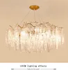 Twisted glass Chateau Nordic Creative Lights luxury crystal lamps chandelier lighting modern lamp for livingroom dinningroom gold