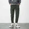 GlacialWhale Mens Cargo Pants Men Fashion New 2021 Side Pockets HipHop Joggers Male Japanese Streetwear Black Trousers Pants Men H1223