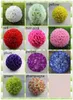 16 Inch 40 cm Artificial Rose Silk Flower Red Kissing Balls For Christmas Ornaments Wedding Party Decorations Supplies