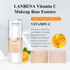 LANBENA 20ML الوجه جوهر مصل التمهيدي ماكياج قاعدة الأساس المخفي المسام غير مرئية VC 24K الذهب الأساس التمهيدي